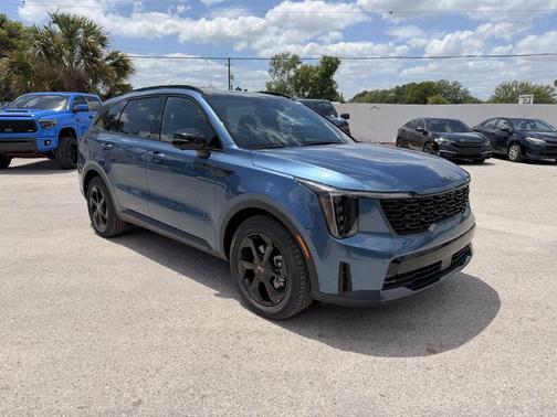 Mineral Blue 2026 Kia Sorento Hybrid X-LINE SX PRESTIGE