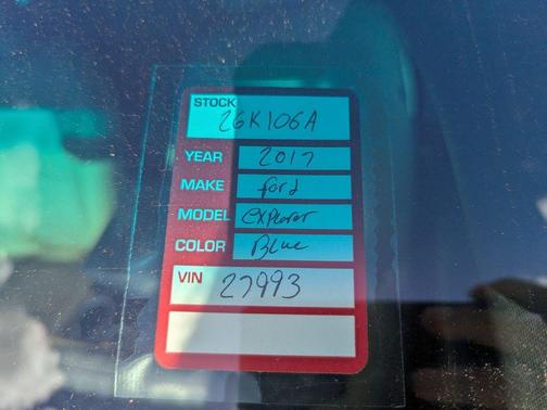 2017 Ford Explorer Base