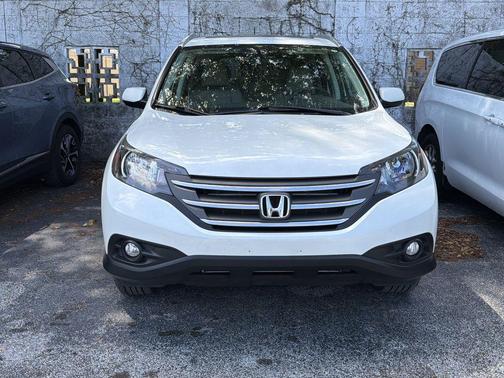 White 2012 Honda CR-V EX-L