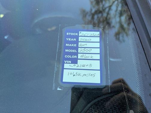 2020 RAM 2500 Big Horn