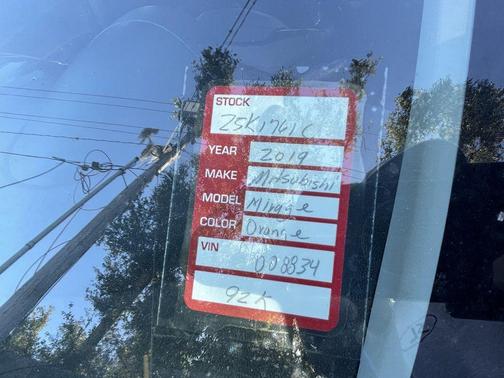 2019 Mitsubishi Mirage GT