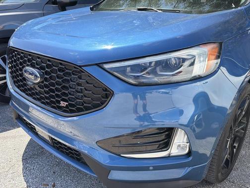 Blue Metallic 2019 Ford Edge ST