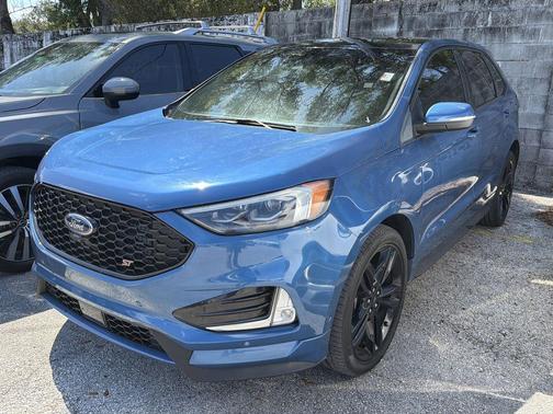 Blue Metallic 2019 Ford Edge ST