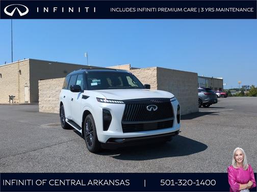 Radiant White/Black 2027 INFINITI QX80 AUTOGRAPH