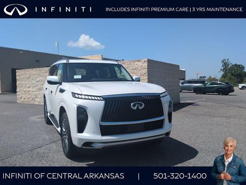 Radiant White 2027 INFINITI QX80 Luxe