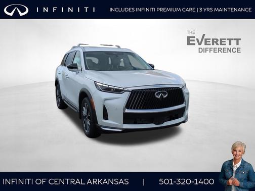 Radiant White 2027 INFINITI QX60 LUXE FWD