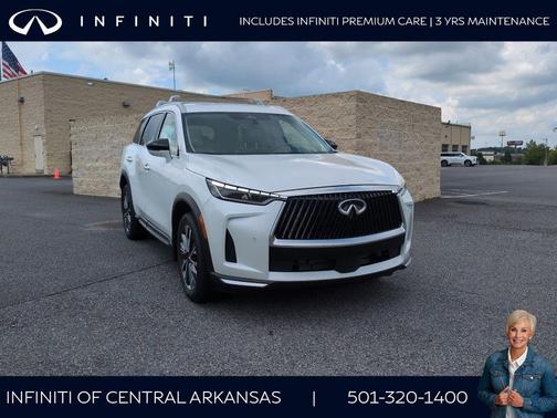 Radiant White 2027 INFINITI QX60 LUXE FWD