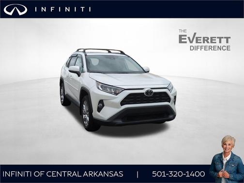 Blizzard Pearl 2021 Toyota RAV4 XLE Premium