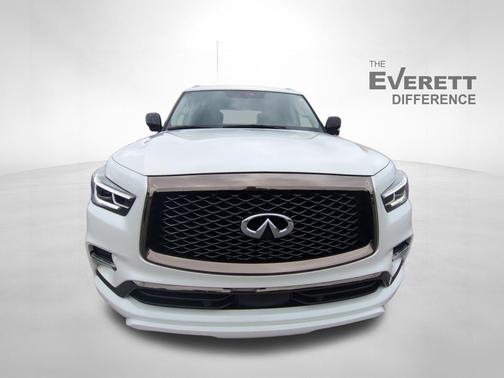 Moonstone White 2021 INFINITI QX80 PREMIUM SELECT