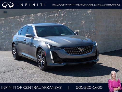 Satin Steel Metallic 2021 Cadillac CT5 Premium Luxury AWD