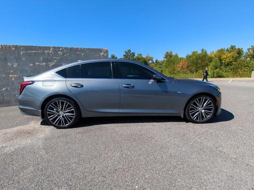 Satin Steel Metallic 2021 Cadillac CT5 Premium Luxury RWD