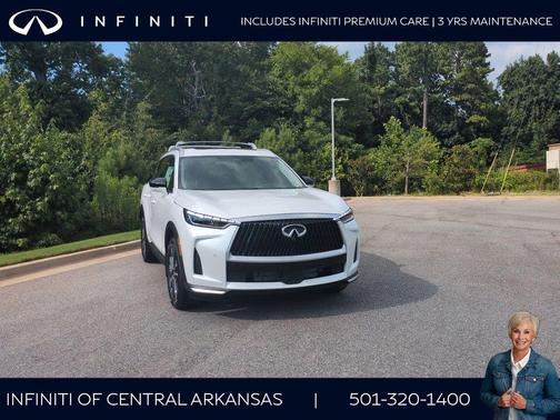 Radiant White 2027 INFINITI QX60 LUXE FWD
