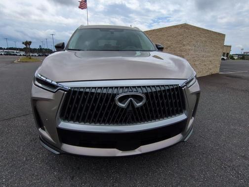 Warm Titanium 2026 INFINITI QX60 LUXE FWD