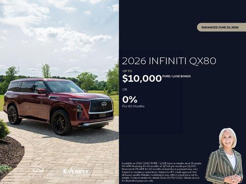 Radiant White 2026 INFINITI QX80 Luxe