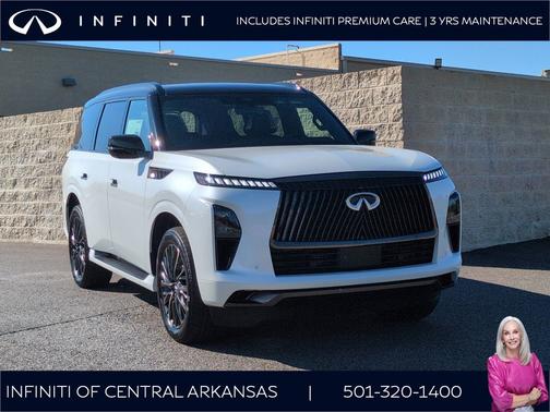 Radiant White/Black Obsidian 2027 INFINITI QX80 AUTOGRAPH
