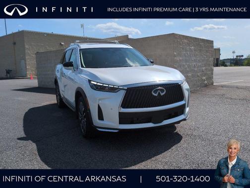 Radiant White 2027 INFINITI QX60 LUXE FWD