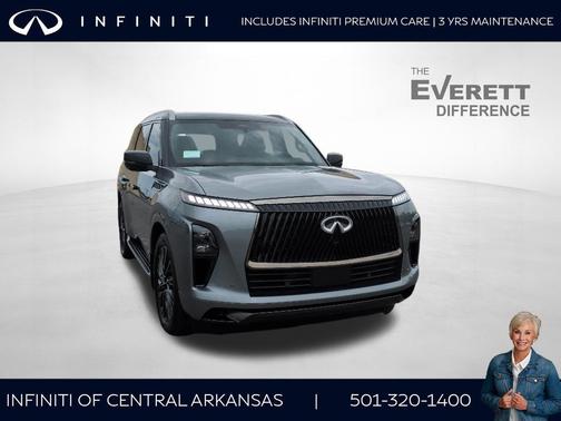 Dynamic Metal/Black Obsidian 2026 INFINITI QX80 AUTOGRAPH AWD