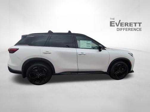 Radiant White/Black Obsidian 2027 INFINITI QX60 SPORT AWD