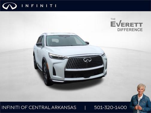 Radiant White 2026 INFINITI QX60 LUXE FWD