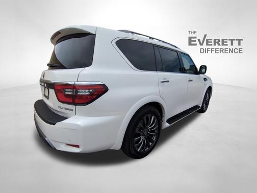 Aspen White TriCoat Pearl 2022 Nissan Armada Platinum 4WD