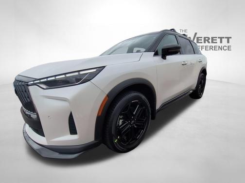 Radiant White/Black Obsidian 2026 INFINITI QX60 SPORT AWD