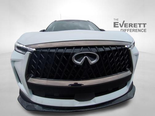 Radiant White/Black Obsidian 2026 INFINITI QX60 SPORT AWD