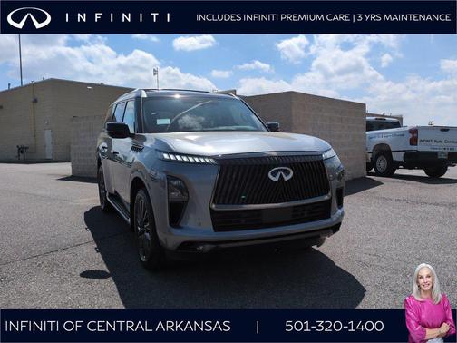 Dynamic Metal/Black Obsidian 2026 INFINITI QX80 AUTOGRAPH AWD