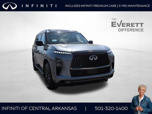 Dynamic Metal/Black Obsidian 2026 INFINITI QX80 AUTOGRAPH AWD