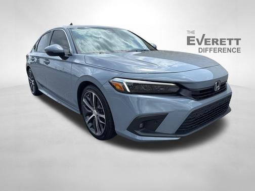 Sonic Gray Pearl 2024 Honda Civic Touring