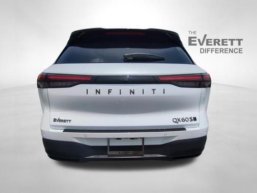 Radiant White/Black Obsidian 2026 INFINITI QX60 SPORT AWD