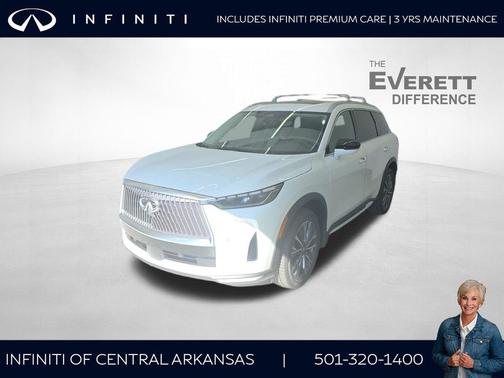 Radiant White 2026 INFINITI QX60 LUXE FWD