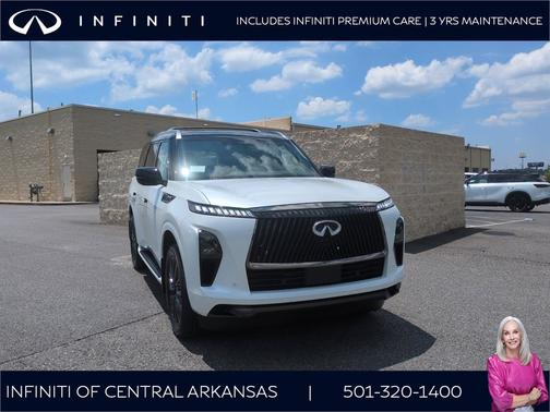 Radiant White/Black Obsidian 2027 INFINITI QX80 AUTOGRAPH