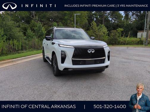 Radiant White/Black Obsidian 2027 INFINITI QX80 AUTOGRAPH