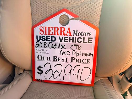 2018 Cadillac CT6 3.6L Platinum