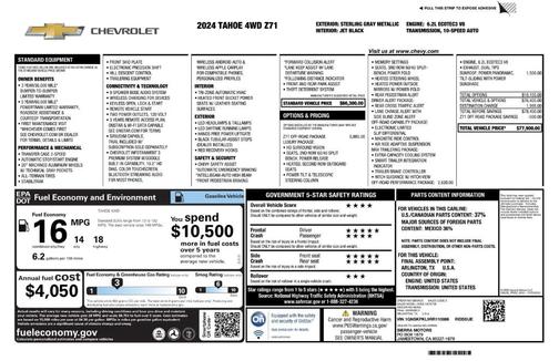 2024 Chevrolet Tahoe Z71