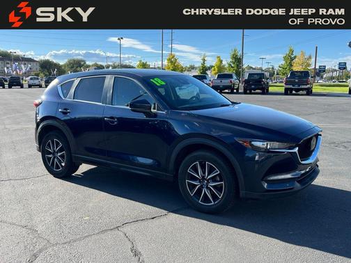 Deep Crystal Blue Mica 2018 Mazda CX-5 Touring