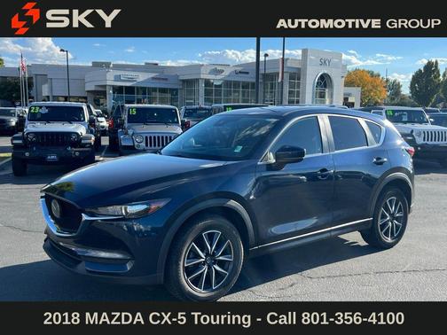 Deep Crystal Blue Mica 2018 Mazda CX-5 Touring