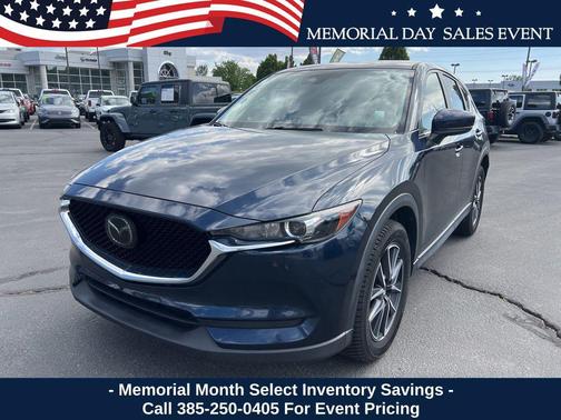 Deep Crystal Blue Mica 2018 Mazda CX-5 Touring