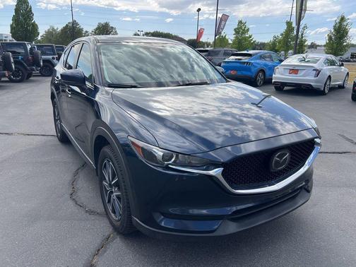 Deep Crystal Blue Mica 2018 Mazda CX-5 Touring