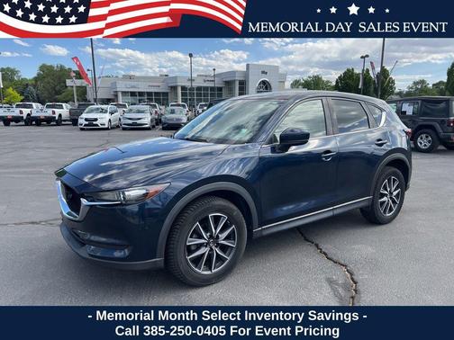 Deep Crystal Blue Mica 2018 Mazda CX-5 Touring