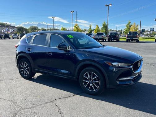 Deep Crystal Blue Mica 2018 Mazda CX-5 Touring