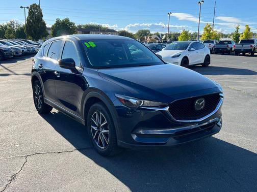 Deep Crystal Blue Mica 2018 Mazda CX-5 Touring