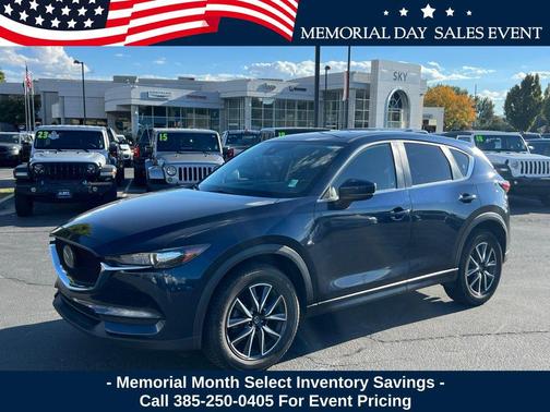 Deep Crystal Blue Mica 2018 Mazda CX-5 Touring