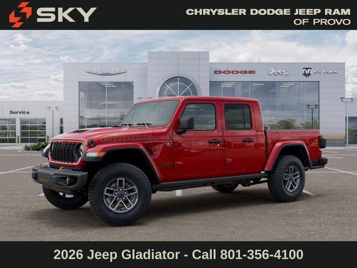 Firecracker Red Clearcoat 2026 Jeep Gladiator Mojave X