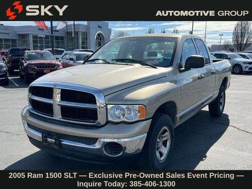 Light Almond Pearl Metallic Clearcoat 2005 Dodge Ram 1500 SLT Quad Cab