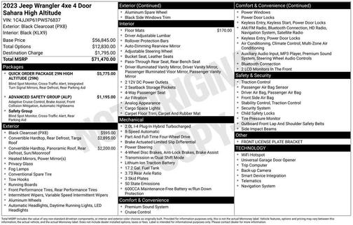 2023 Jeep Wrangler 4xe Sahara High Altitude