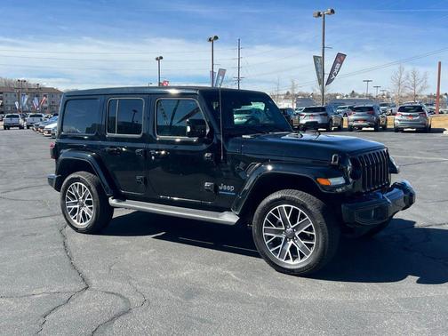 Black Clearcoat 2023 Jeep Wrangler 4xe Sahara High Altitude