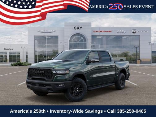 Serrano Green Metallic 2026 RAM 1500 Rebel