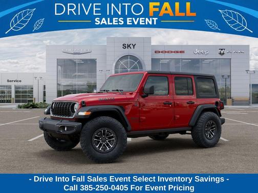 Firecracker Red Clearcoat 2026 Jeep Wrangler Willys