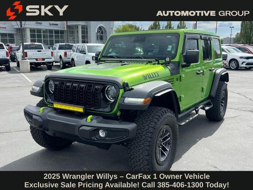 Mojito Clearcoat 2025 Jeep Wrangler Willys